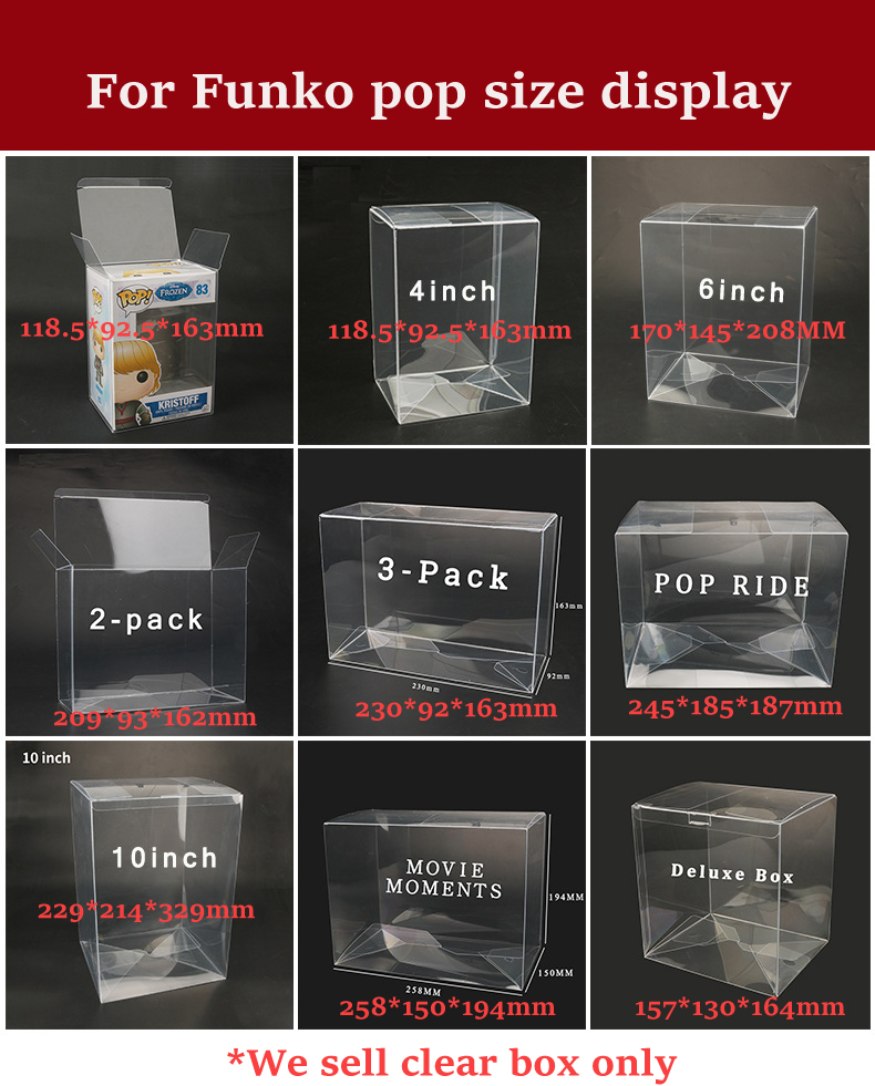 Funko Pop Protector - Funko pop serisi koleksiyonu için elle