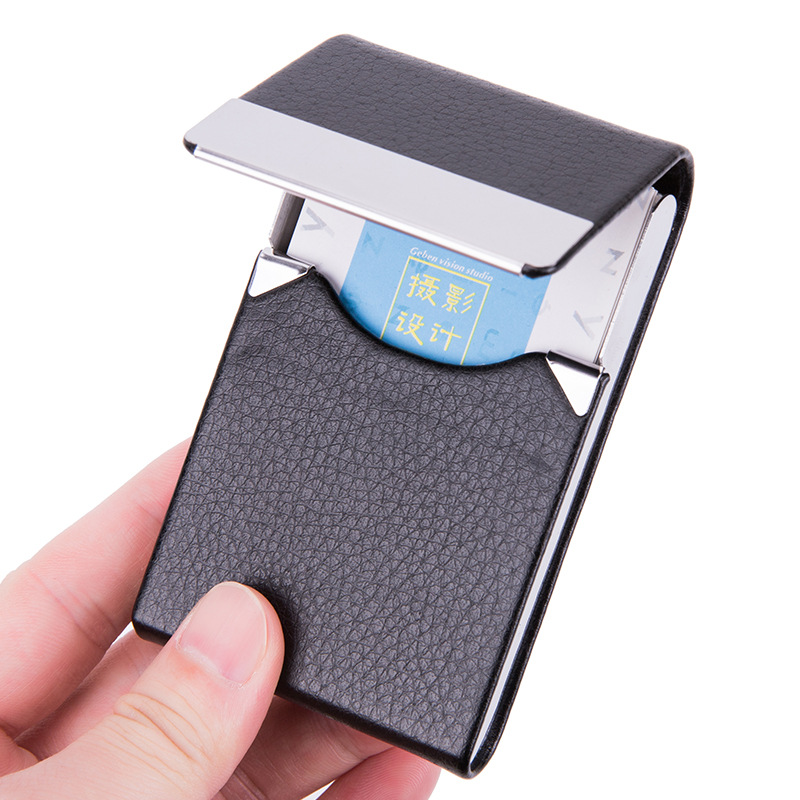 Card Top Loader - 1 adet kartvizitlik kılıf adam ince