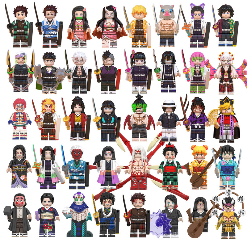 Building Block Mini - Anime Devil Killer Yapı Taşları Seti,