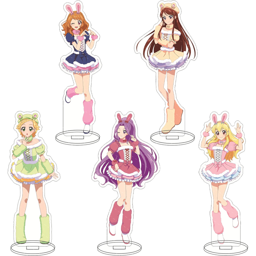 Figma Stand Set - 16CM Anime Figürü Aikatsu! ‌ Hoshimiya