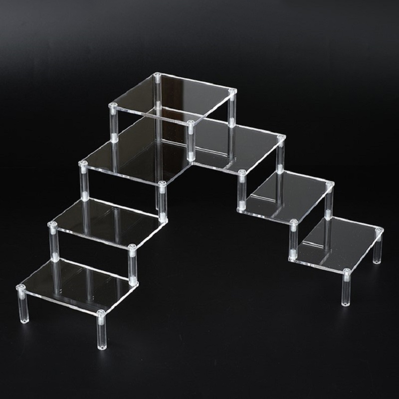 Pop Display Shelf - Köşeler için şeffaf akrilik dik açılı
