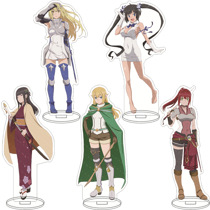 Figma Stand Set - 16CM Anime Figürü Zindanda Kızları Almak