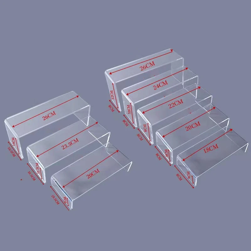 Pop Display Shelf - Aksiyon Figürleri için Akrilik Ekran Yükselticiler