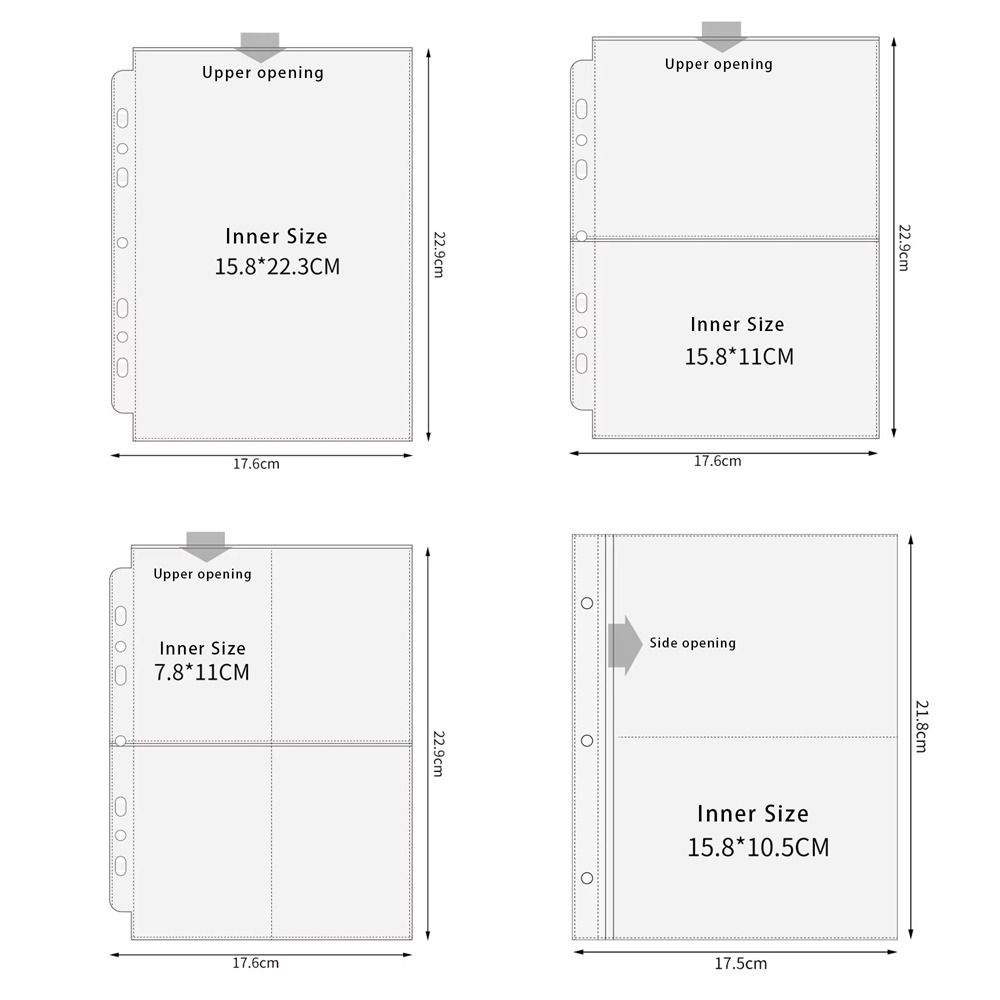 Card Penny Sleeve - İç Sayfa Kart Klasörü A5 Fotoğraf