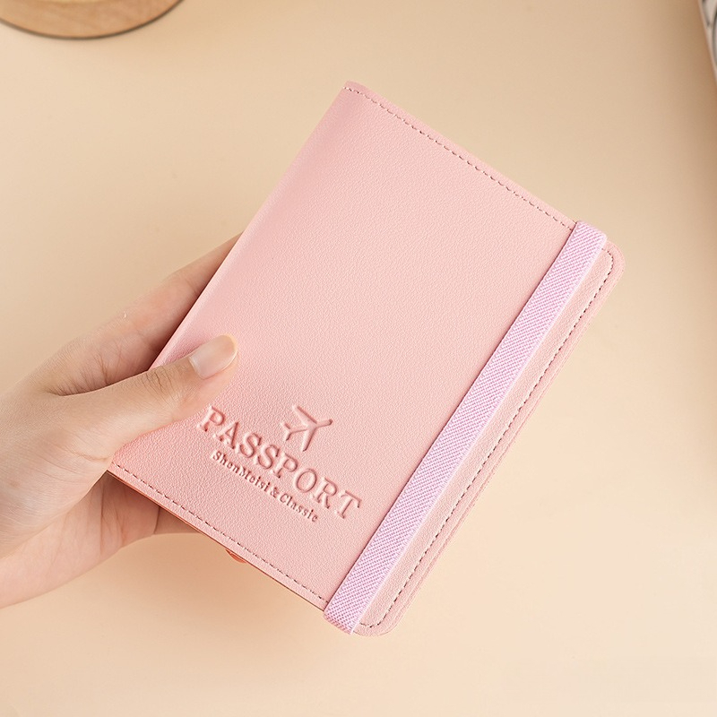 Card Top Loader - PU Deri Pasaport Kabı, Çok Fonksiyonlu