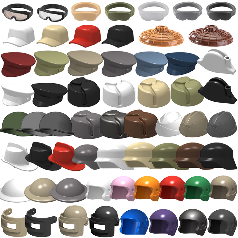 Lego Minifigure Holder - Askeri Yapı Taşları Aksesuarları Asker Figürleri