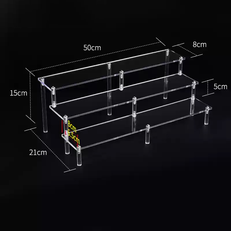 Pop Display Shelf - Akrilik Yükseltici sergileme rafı, Amiibo Funko