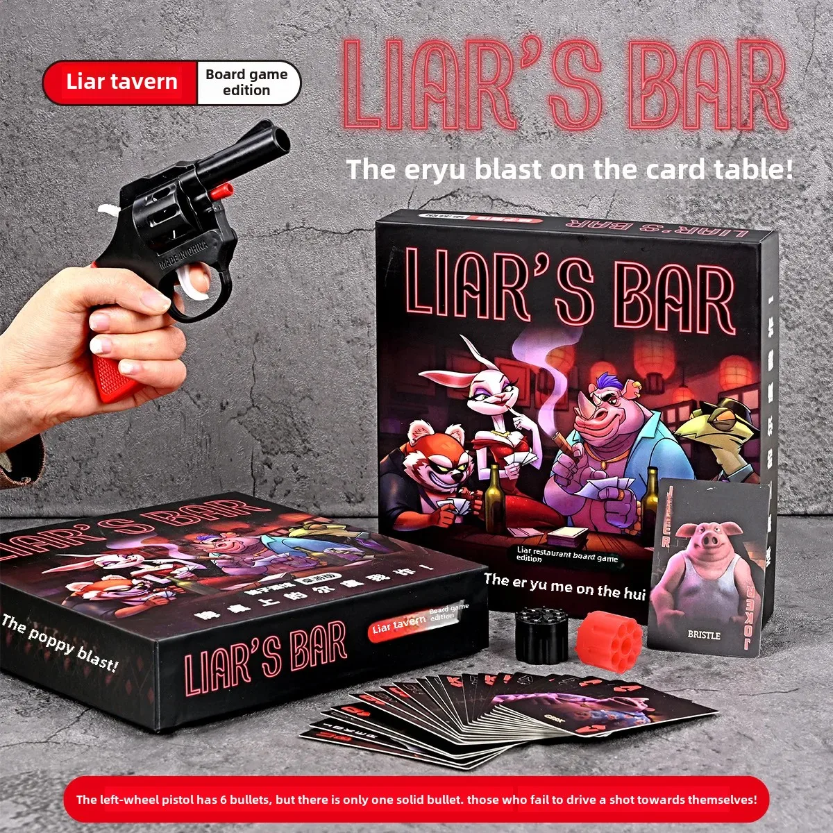 Graded Card Display - Dolandırıcılık Pub Masa Oyunu Gerçek Fiziksel