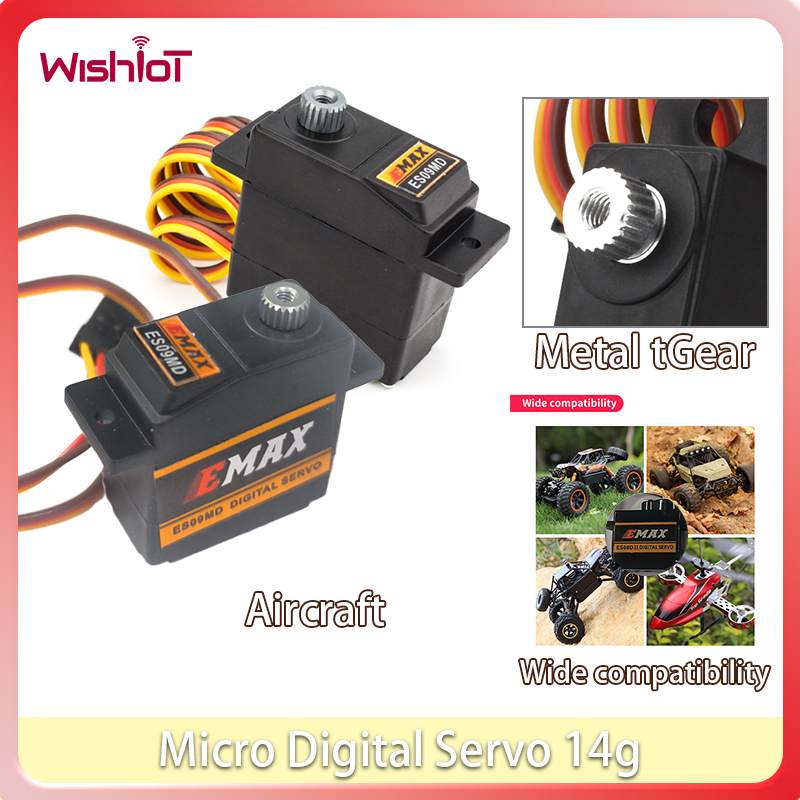 Model Airplane Plastic - 14g Mikro Dijital Servo ES09MD Metal