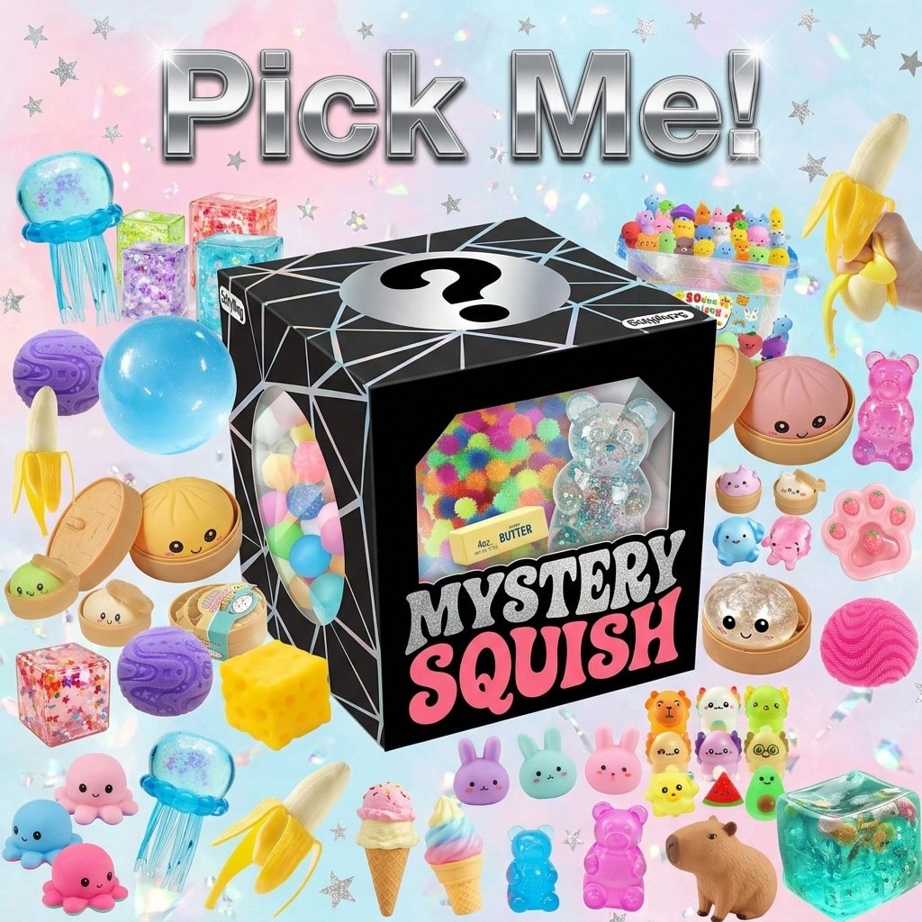 Yumuşak Sevimli Squishy Kör Ku - Mystery Box Blind Bag incelemesi ve fiyatı