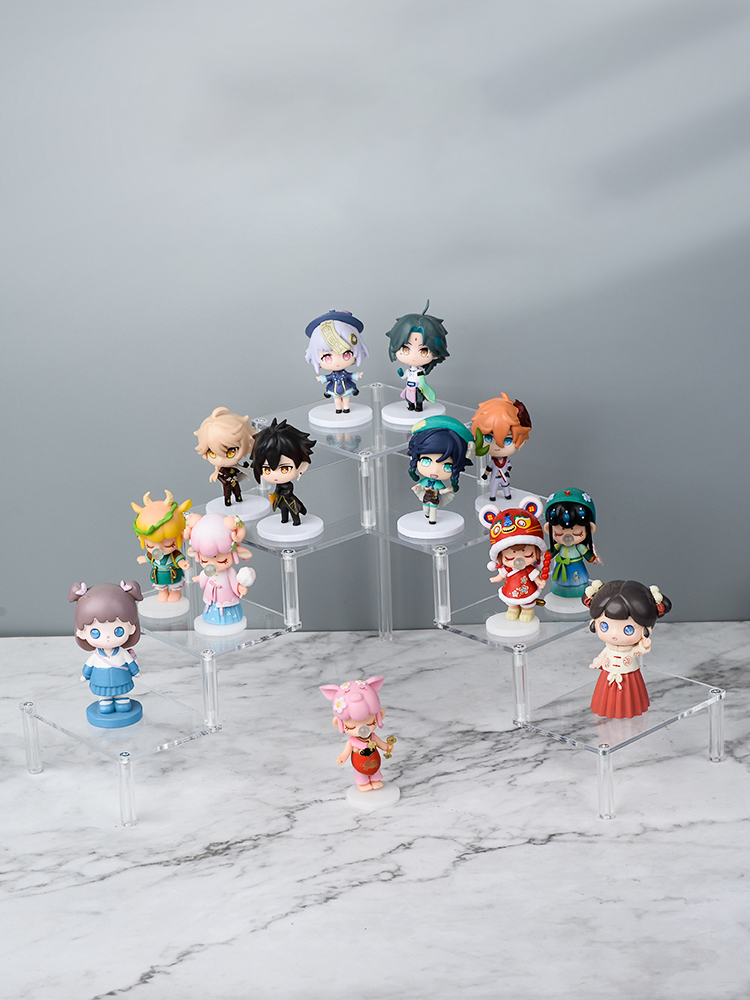 Köşeler için şeffaf akrilik di - Pop Display Shelf incelemesi ve fiyatı