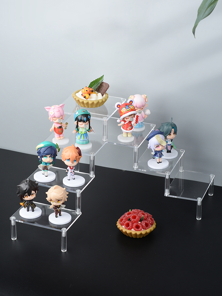 Köşeler için şeffaf akrilik di - Pop Display Shelf incelemesi ve fiyatı