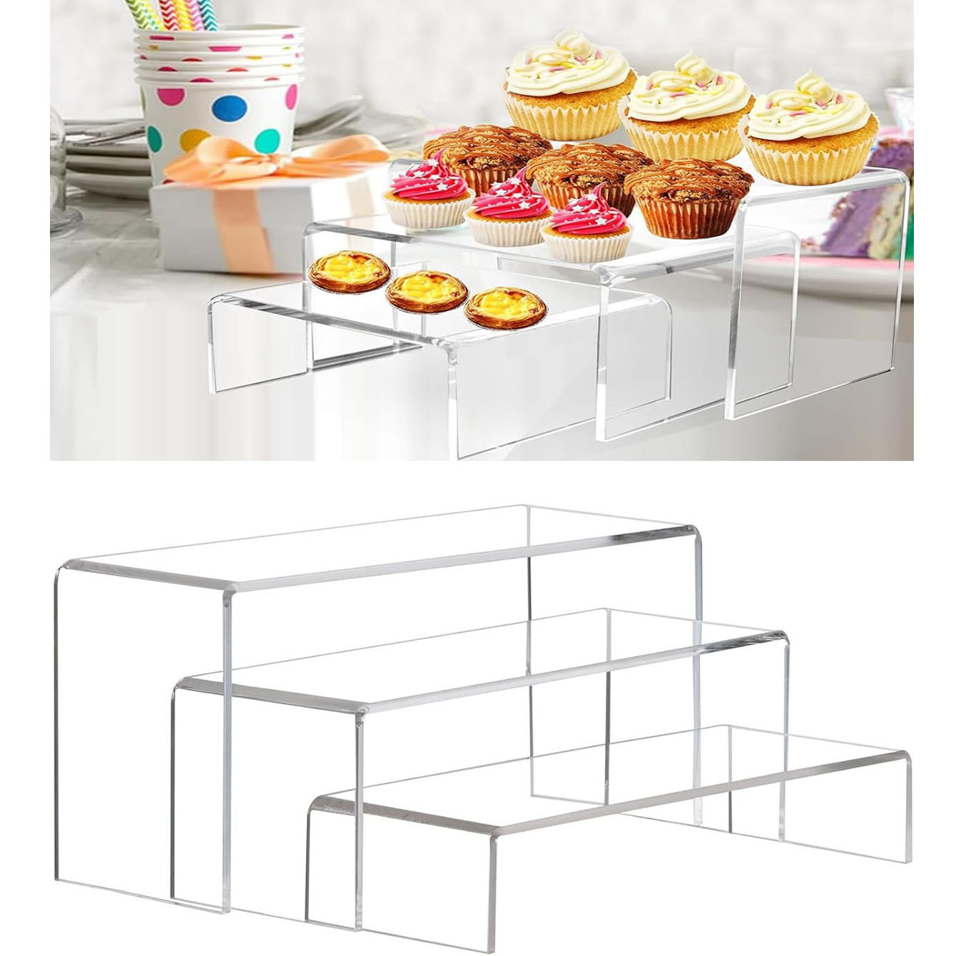 3 adet akrilik teşhir rafı, PO - Pop Display Shelf incelemesi ve fiyatı