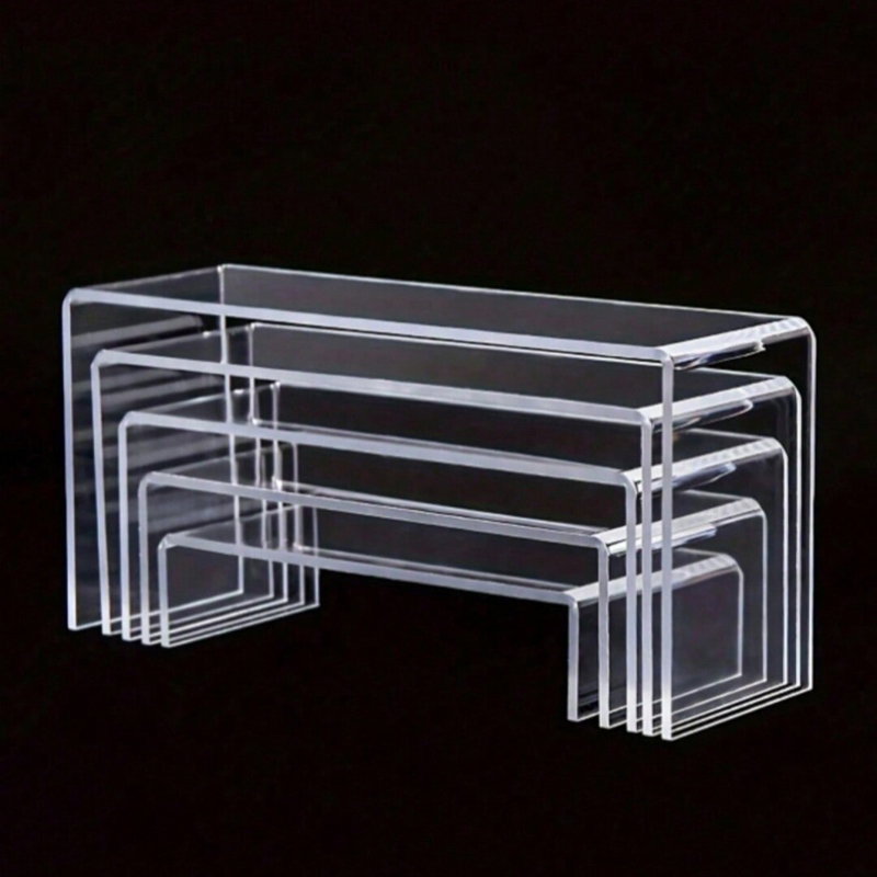 3/5 adet akrilik ekran standı  - Display Risers Set incelemesi ve fiyatı