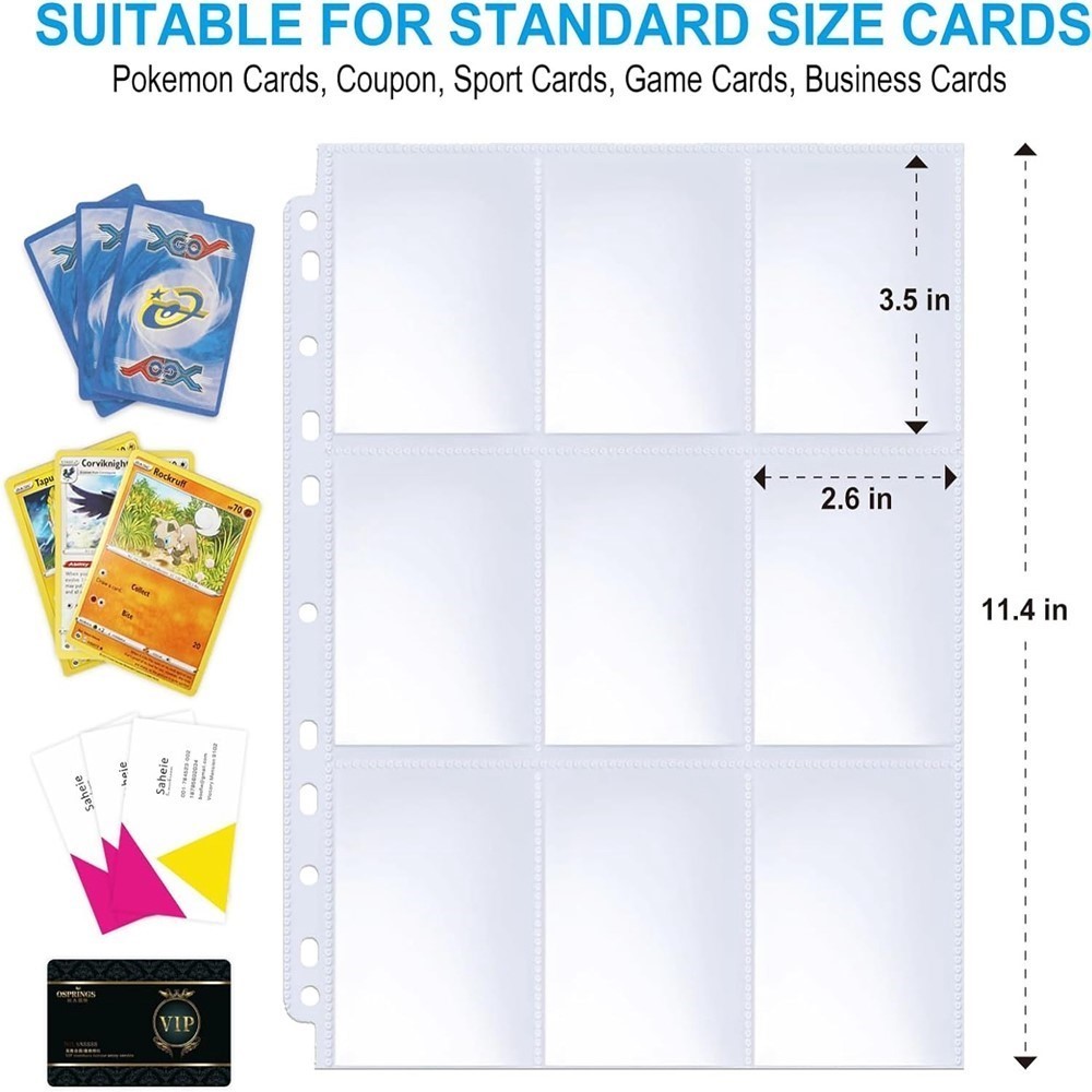 50 Sayfa 9 Cepli Tek Taraflı K - Pokemon Binder Card incelemesi ve fiyatı