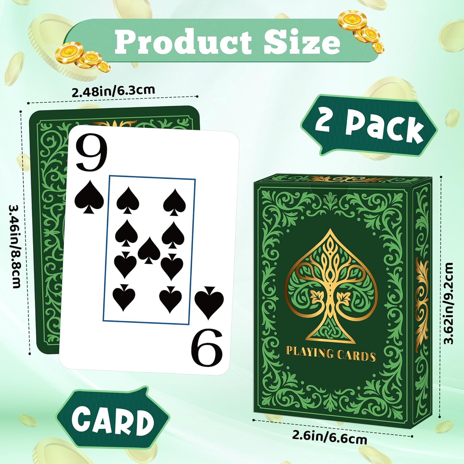 2'li Paket Oyun Kağıtları |    - Graded Card Display incelemesi ve fiyatı