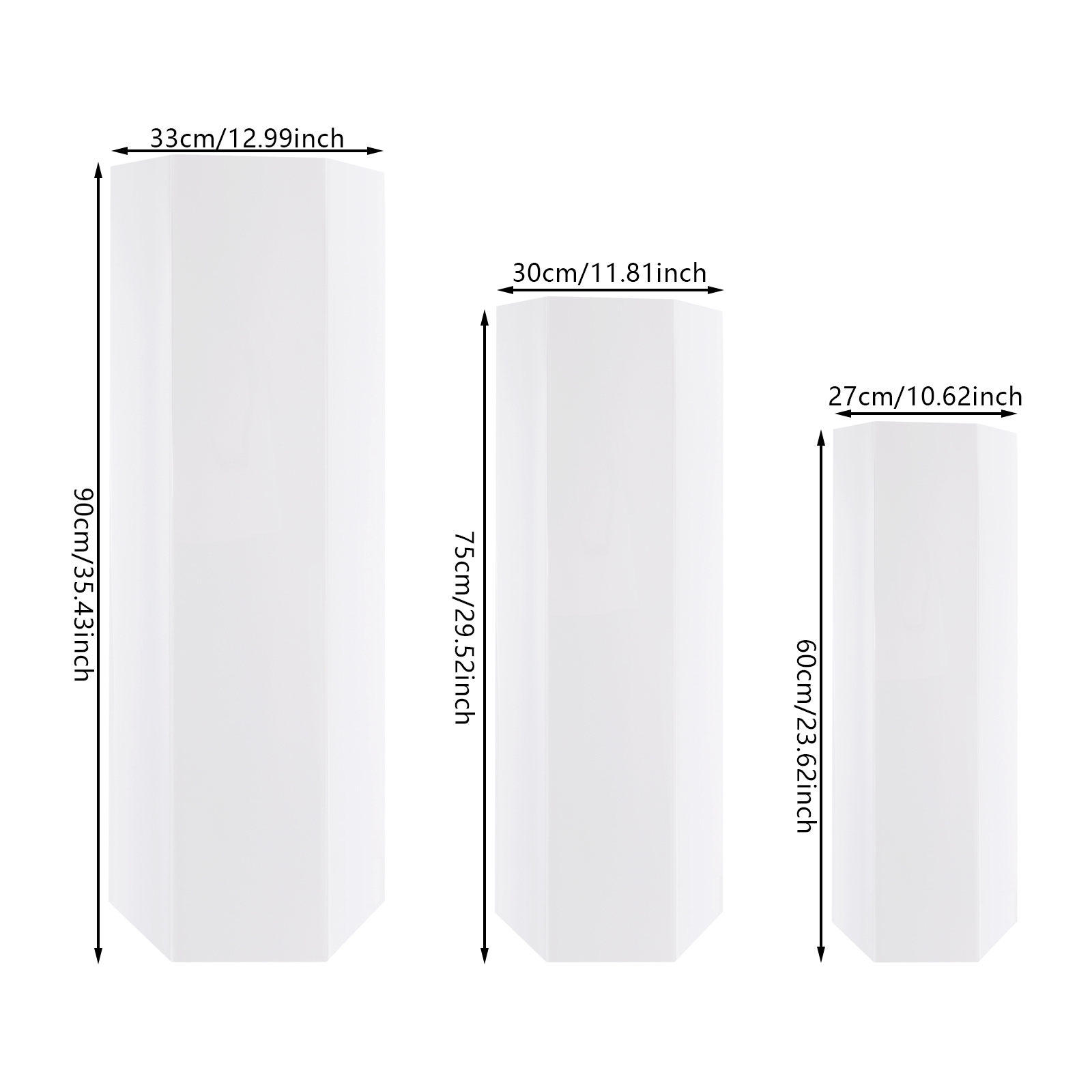 Beyaz Akrilik 3 Parçalı Teşhir - Display Risers Set incelemesi ve fiyatı