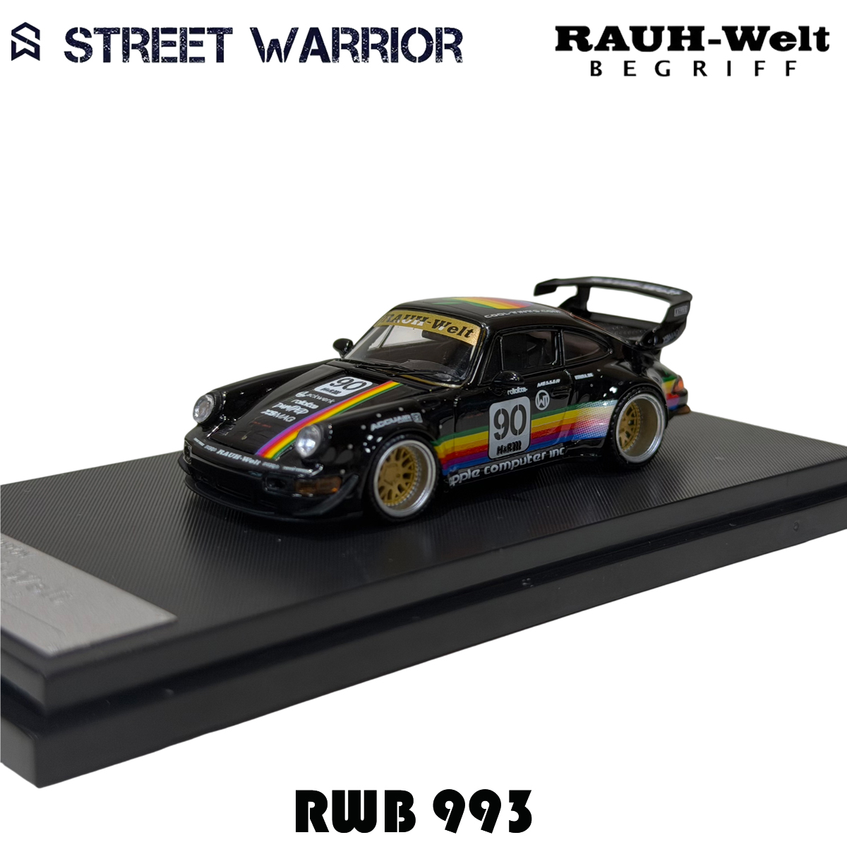 SW Stokta 1:64 RWB 993 Siyah A - Die Cast Car 1 64 incelemesi ve fiyatı